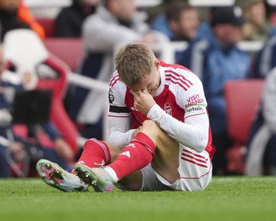 Arsenal confirm Martin Ødegaard has medial collateral ligament damage