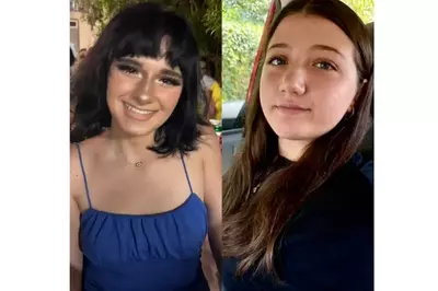 Teen boy charged with murder over hit-and-run of two girls had stalked one of them, family claims