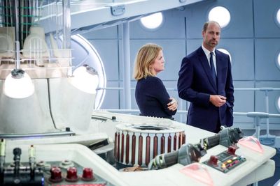 Prince William hails UK screen talent while touring iconic television set