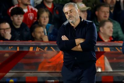 Under-pressure Nottingham Forest boss Ange Postecoglou shakes head as VAR refuses to get involved in Newcastle United opener