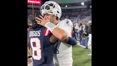 Josh Allen, Stefon Diggs Share Sweet Moment After Patriots Beat Bills
