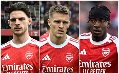 Arsenal injury update: Martin Odegaard, Declan Rice and Noni Madueke latest news and return dates