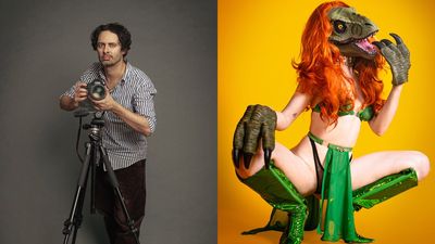 "Funniest shoot ever? I nearly got blown into the Thames!"