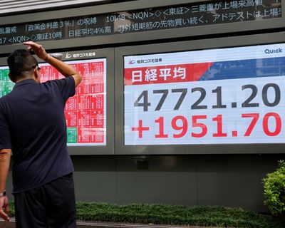 Politics drives markets: euro and Paris stock market slide amid French political crisis; Japanese stocks surge after Takaichi’s victory– business live