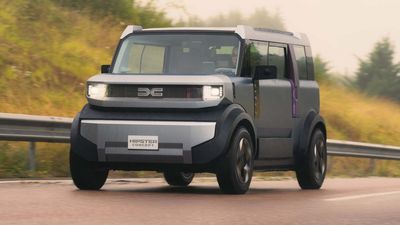 The Dacia Hipster Concept Is A Tiny EV That Fits An Entire Family