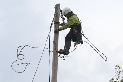 Thousands still without power after Storm Amy sweeps across UK