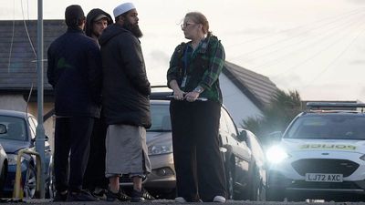 Police investigate hate crime after mosque set on fire in southern UK coastal town