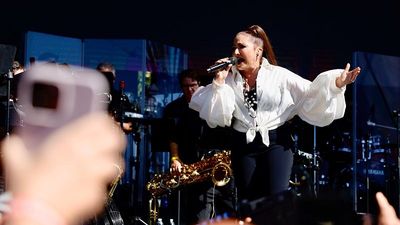 All together now: Gloria Estefan makes Madrid celebrate Hispanic heritage with song of unity