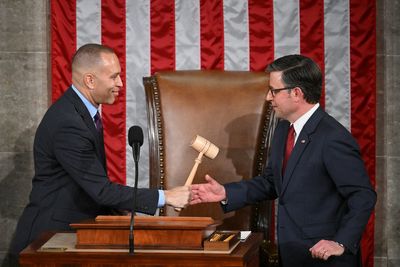 ‘Any day this week in primetime’: Hakeem Jeffries just challenged Speaker Mike Johnson to a live debate over shutdown