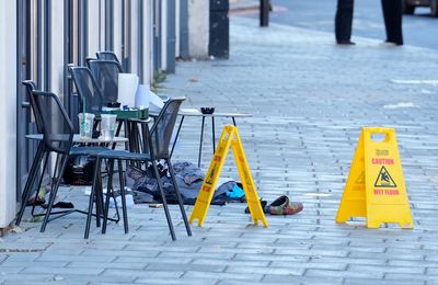Man stabbed on busy south London high street