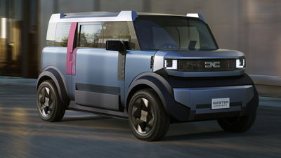 Dacia Hipster Concept Electric Car: New €15,000 Mini-Car's Controversial Design Uses Recycled Plastic Bumpers To Cut Price