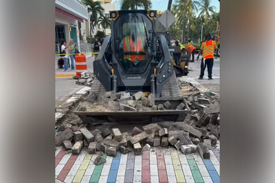Miami Beach becomes latest Florida city to see rainbow crosswalk removed, angering LGBT community