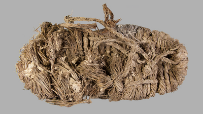 750-year-old grass shoe discovered in a vulture's nest in Spain