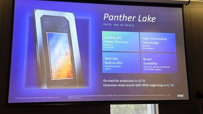 Intel's upcoming Panther Lake family will reportedly feature new "Core Ultra X" branding for fully-spec'd iGPU configs — Core Ultra 7 and 9 processors tipped to feature 12 Xe3 GPU cores