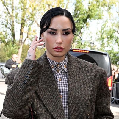 Demi Lovato's Messy Braids Win Paris Fashion Week