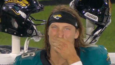 Cameras Caught Embarrassing Trevor Lawrence Moment Before Game-Winning TD Drive