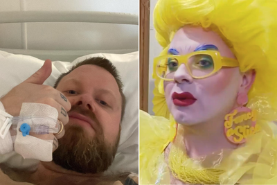Drag Race UK star Ginny Lemon being treated in hospital with meningitis