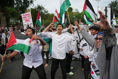 Pro-Palestinian protests held on the 2-year anniversary of Hamas' attack on Israel