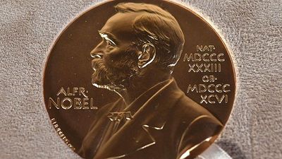 Three US-based scientists win Nobel Prize in physics for work on quantum mechanics