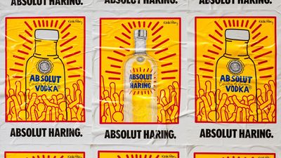 "Our bottle has always been a canvas”: how Absolut distilled Keith Haring's art