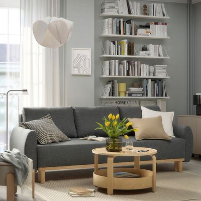 IKEA just launched a £650 sofa bed that turns into a full-sized bed for two with extra hidden storage – it's ideal for small living rooms