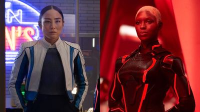 Jodie Turner-Smith’s Tron: Ares Look Was Grid Appropriate, But I Can't Stop Staring At Greta Lee's Butterfly Bow Lace Dress