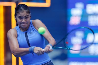 Emma Raducanu retires from first-round match at stiflingly hot Wuhan Open