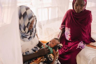 ‘I have searched and searched for help’: the Sudanese women left alone to live hand to mouth in Chad’s desert camps