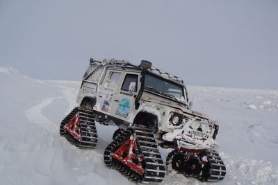 Floating Land Rover used to cross Bering Strait is to be sold at auction