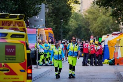 Architect and three construction workers killed after building collapses in Madrid