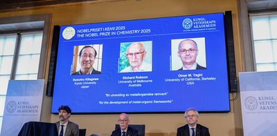 Nobel chemistry prize awarded for crystal materials that could revolutionise green technology