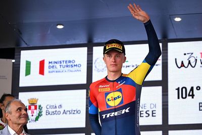 'To be honest, I didn't expect that' – New Danish talent Albert Philipsen takes notable step up in Tre Valli Varesine with second behind Tadej Pogačar
