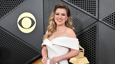 Kelly Clarkson’s rattan TV stand proves even the biggest living room eyesore can become a chic design essential – and it’s under $400
