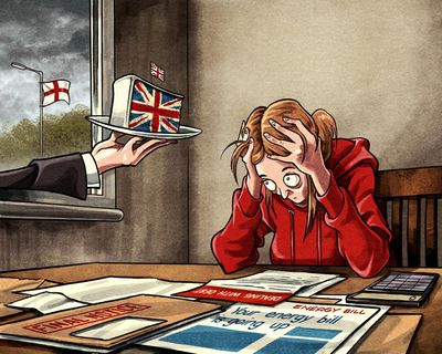 Worried about rising bills and getting by? Keir Starmer has the answer: try chewing a flag!