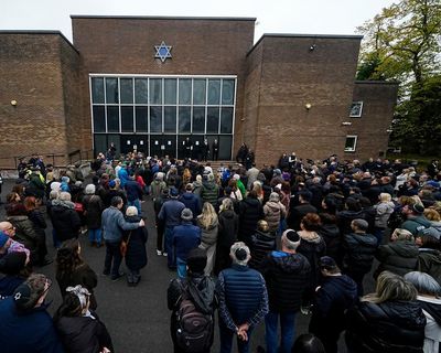 ‘We are angry but resilient,’ Jewish leaders tell Manchester synagogue vigil