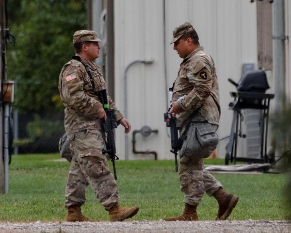National guard remains in Chicago area as judge to rule on Trump deployment
