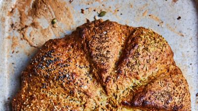 There's nothing like homemade bread, and this rustic seeded loaf is better than you'll get from artisan bakeries