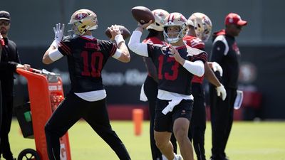 49ers GM Addresses Whether There's Tension in QB Room Between Mac Jones, Brock Purdy