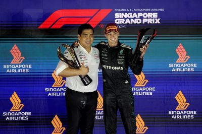 Petronas CEO issues apology after Singapore GP champagne celebrations