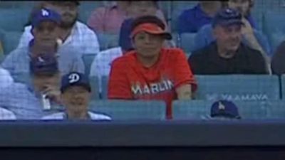Marlins Man Imposter Distracts Viewers During Dodgers-Phillies Game