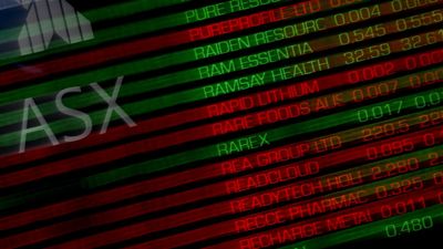 Australian shares end week lower as miners tumble