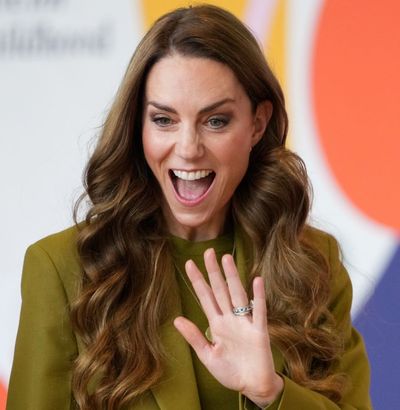 Princess Kate Embraces Fall's Olive Green Trend in a Spice Girl-Coded Suit