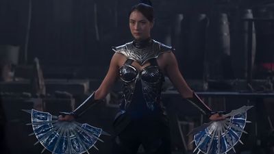 Mortal Kombat 2 is as much about Kitana as it is about Johnny Cage: "They go in and out of each other throughout the movie"