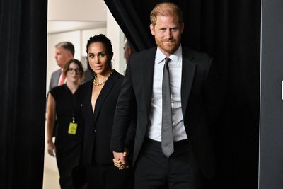 Prince Harry and Meghan Markle receive ‘Humanitarians of the Year’ award at New York gala