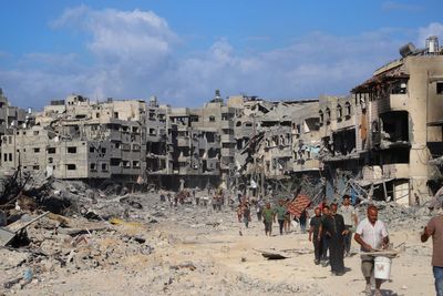 Israeli military says ceasefire agreement in Gaza started at noon