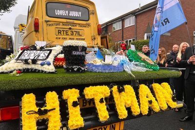 ‘Ricky Hatton was my first hero’: Fans line streets to bid farewell to boxer at Manchester funeral