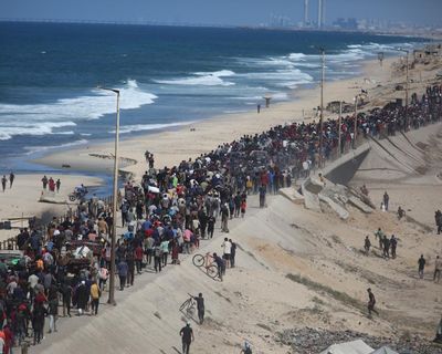 Palestinians displaced to southern Gaza begin journey home as ceasefire comes into effect