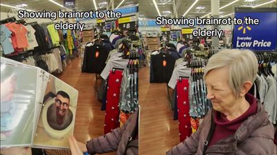 ‘Bro leave her alone’: Teen ambushes elderly shopper with Skibidi Toilet folder, but her ‘survival instincts’ kick in