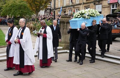 Ricky Hatton’s son Campbell leads emotional tributes to his late father at boxer’s funeral