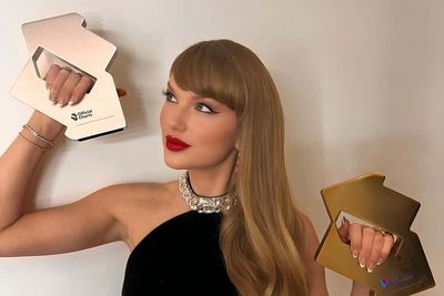 Taylor Swift breaks UK chart records with album The Life Of A Showgirl